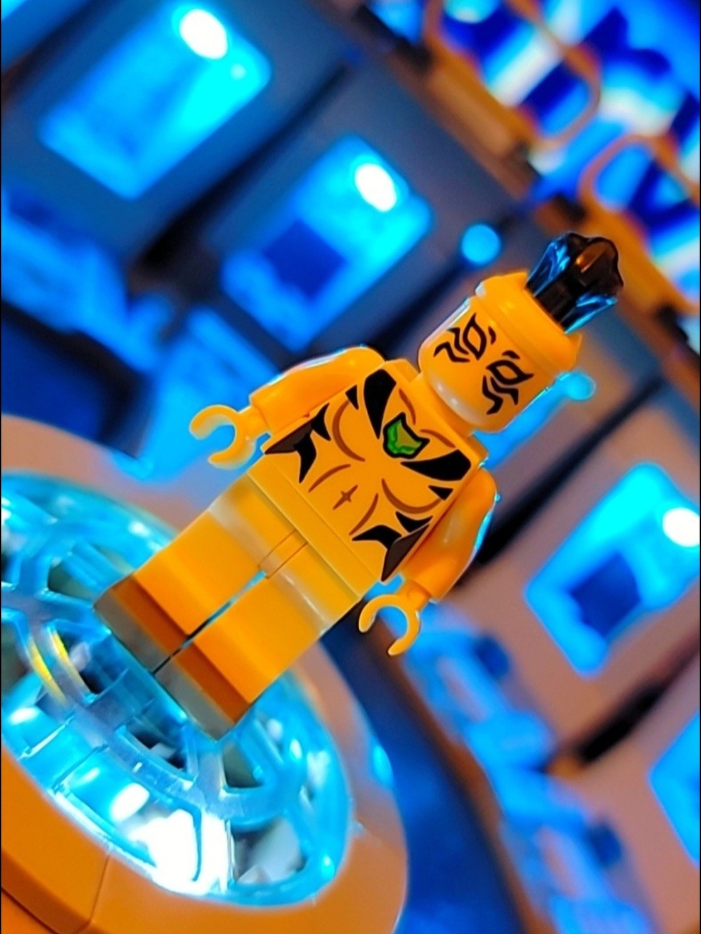 White Tiger Minifigure Lego Compatible